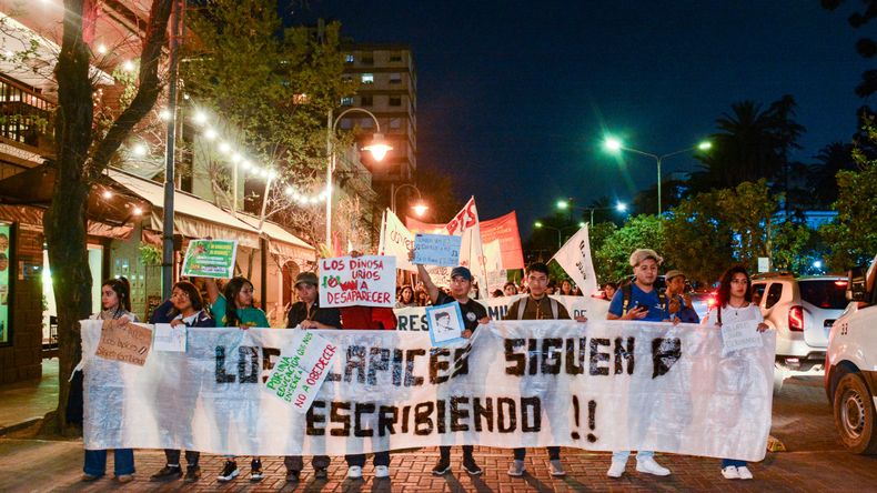 En Jujuy, estudiantes marcharon recordando La noche de los lápices.