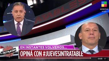 el abrupto y comentado corte de intratables en medio de la visita de berni