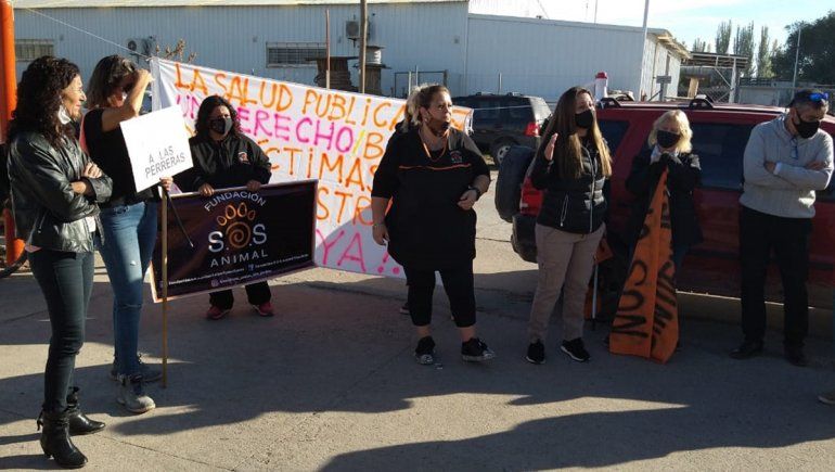 Día del Animal: proteccionista se movilizaron frente a las oficinas de Servicios Públicos 