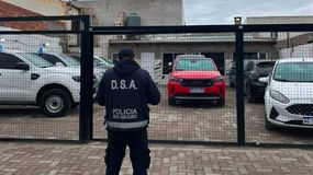 La Policía lanzó un operativo sorpresa contra la banda del robo de autos en la costa rionegrina. Foto: Gobierno de Río Negro.