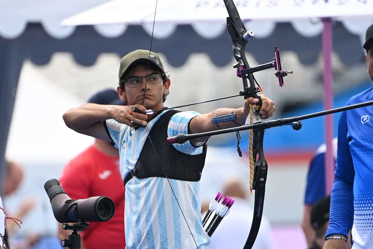 Damián Jajarabilla, uno de los 136 deportistas argentinos que compite en París. Fotos: Sergio Dovio, desde París