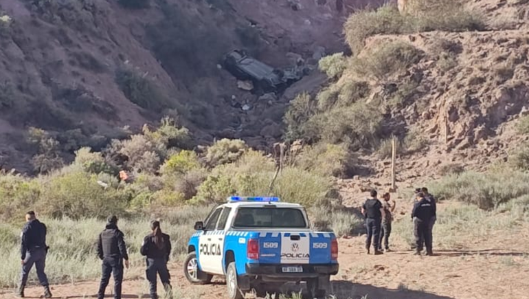 La Policía trabaja en el lugar del siniestro