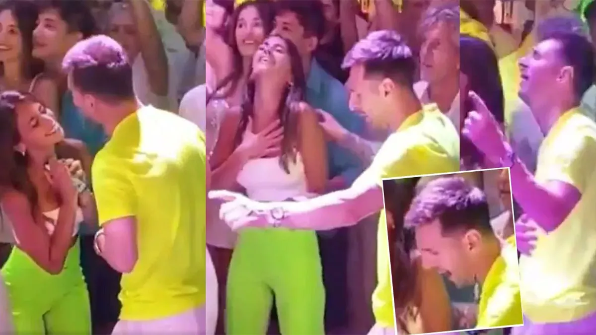 El video inédito de Messi y Antonela al ritmo de Los Palmeras