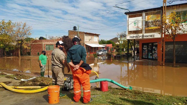 Fernández Oro, la localidad del Alto Valle rionegrino en la que más llovió