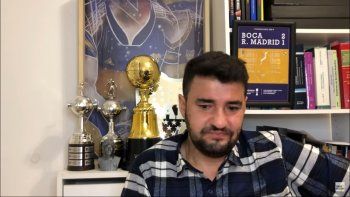 Tato Aguilera mostró su impotencia tras la eliminación de Boca y critico duramente a la Conmebol. Tato Aguilera mostró su impotencia tras la eliminación de Boca y critico duramente a la Conmebol.