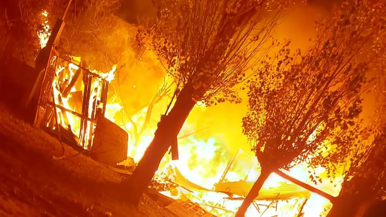 Tras una explosión