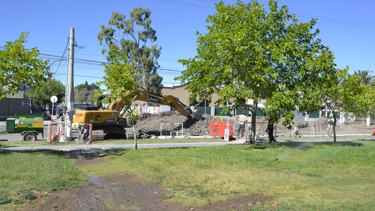 Una obra central para mejorar el servicio cloacal de la ciudad