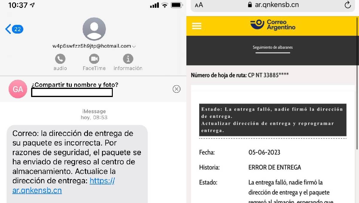 El falso empleado de Mercado Libre