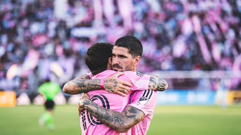 De la Selección, al Inter Miami: Rodrigo De Paul debutó de la mano de Lionel Messi.
