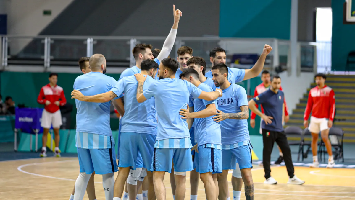 Argentina define con Venezuela que le ganó a Brasil. Foto: CAB.