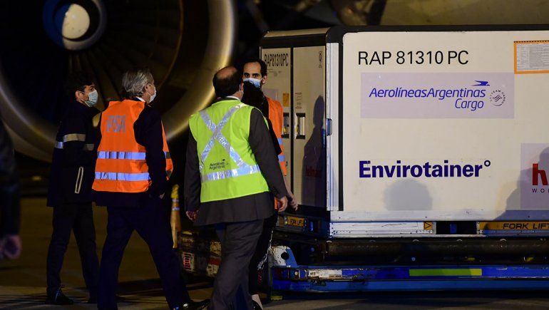 Covid: llegó otro lote y Argentina alcanzó las 10 millones de dosis