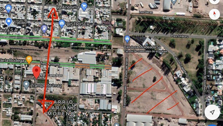 Denuncian estafa en un loteo muy cerca del centro