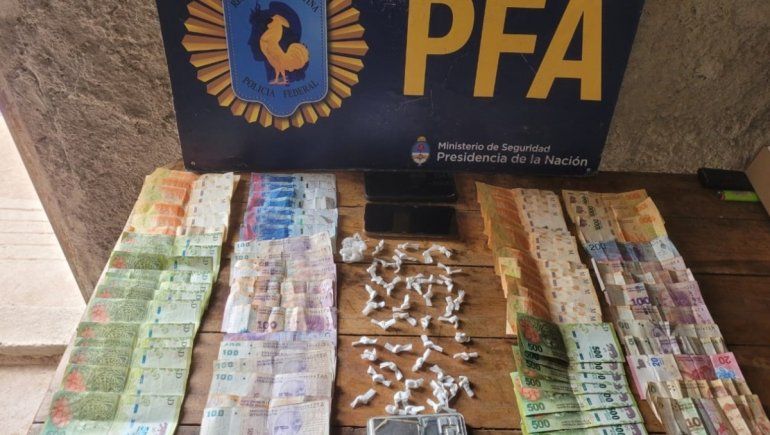 La Federal cipoleña secuestró cocaína y dinero