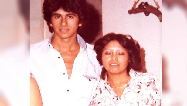 Víctor y Elba en 1983, recién casados.