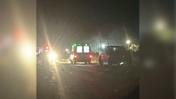 La imagen en la zona del trágico accidente.
