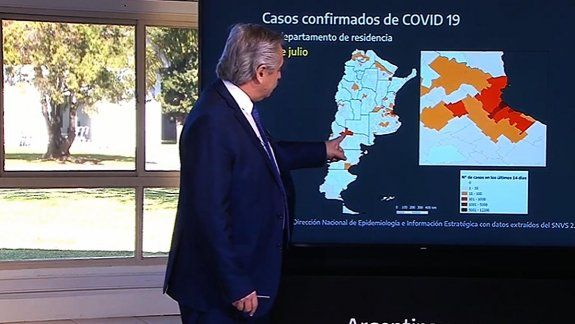 El Presidente anunció la vuelta a fase 1