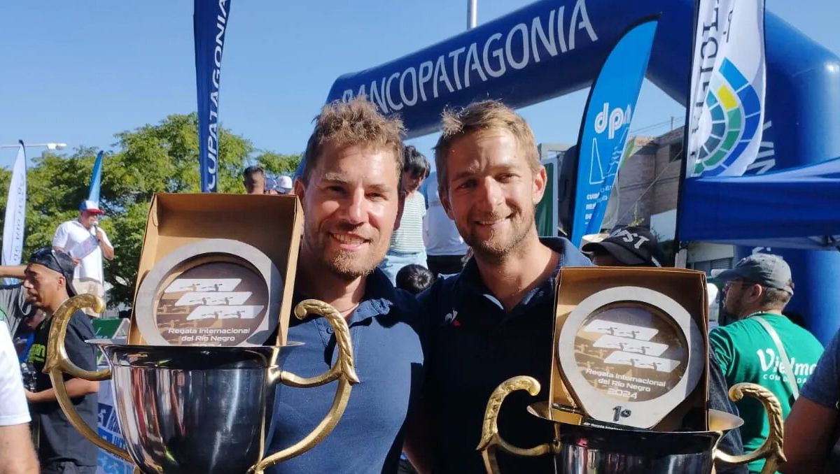 Los franceses se quedaron con la Regata del Río Negro.