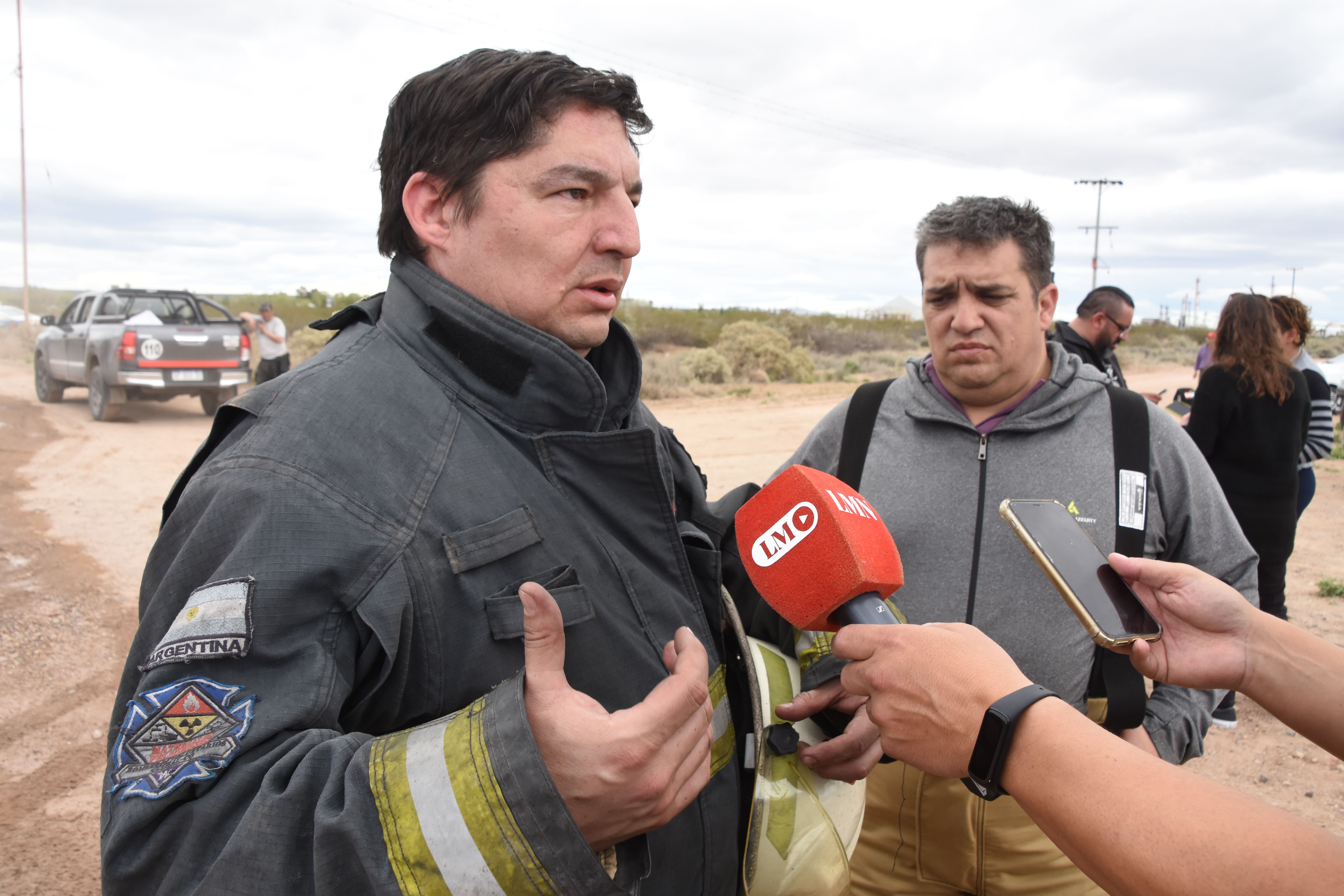 El relato en primera persona de bombero: los primeros instantes