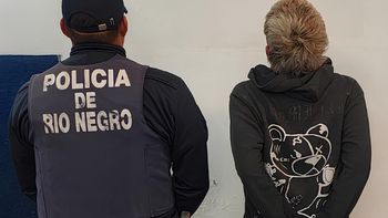 El joven detenido tras los violencia incidentes ocurridos en la localidad rionegrina de Chimpay.&nbsp;