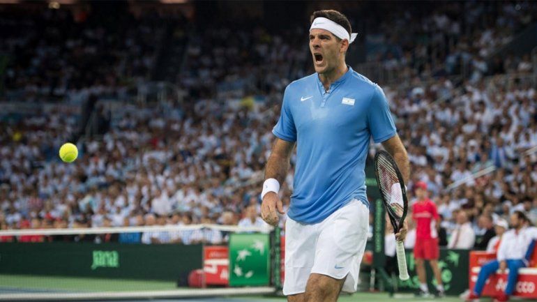 Delpo ganó el tercer set y ahora pierde 2 a 1 con Cilic