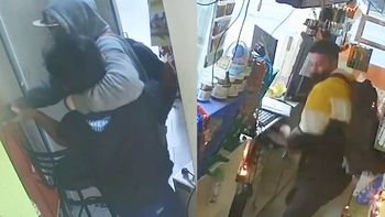 violento robo en kiosco de calle mengelle: quedo grabado
