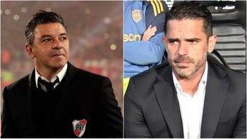 Marcelo Gallardo y Fernando Gago