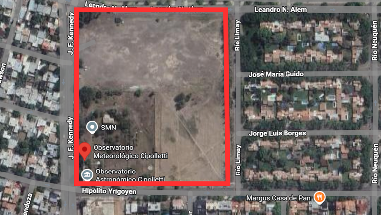 Cuatro hectáreas ubicadas en el barrio Los Tilos, punto neurálgico de la ciudad y de alto valor inmobiliario en la zona que pasará al Municipio.