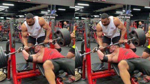 Terrible: fisicoculturista se le desprendió el pectoral