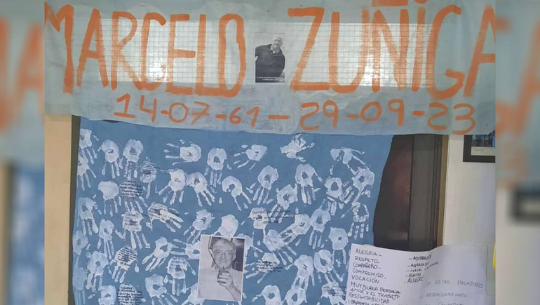 El emotivo homenaje de sus alumnos al Profe fallecido y la anécdota del monitor