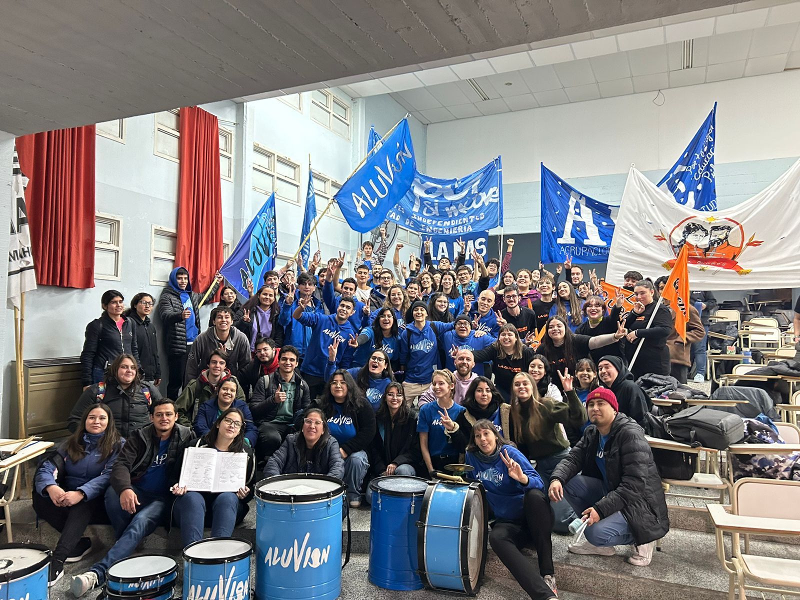 El frente Unidad Patagónica: 23 de Abril reúne agrupaciones universitarias como Aluvión Estudiantil, el FEI y Güemes.
