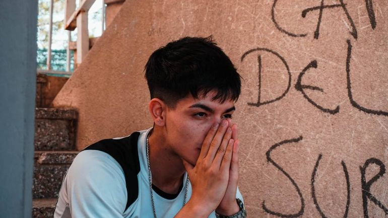 El video lo grabó en las 48 viviendas