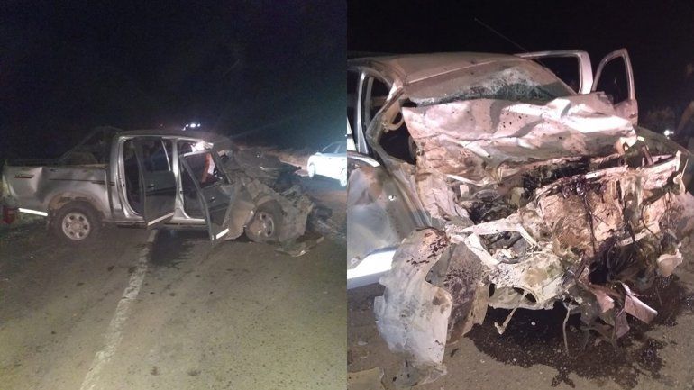 Tragedia sobre la Ruta 151: un hombre murió en un violento choque frontal