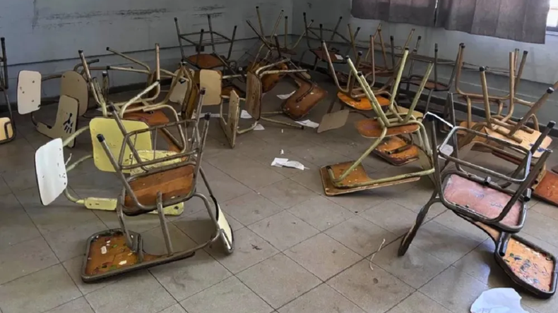 Festejo del Último Último Día: amonestaron y dejaron libre a 150 alumnos que destrozaron la escuela