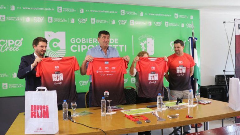 Presentaron en Cipolletti la nueva edición de la competencia Bardas Run