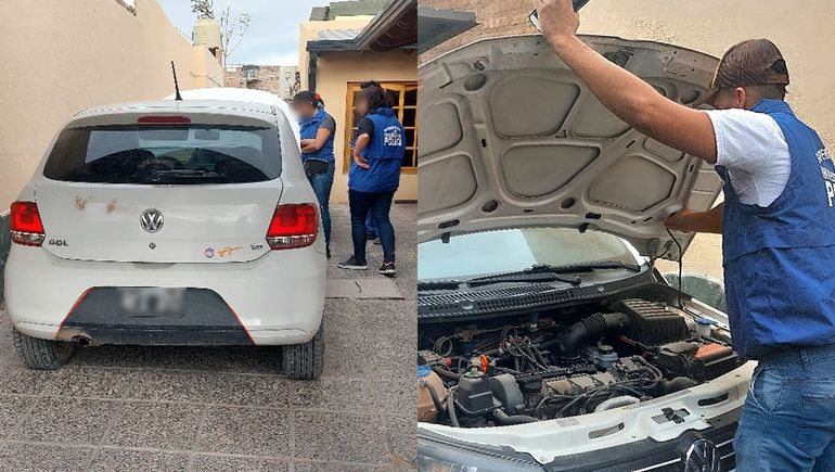 Tras intensa investigación, allanaron un domicilio y encontraron un auto robado