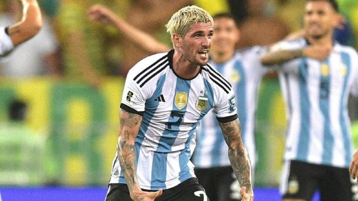 La reacción de Rodrigo De Paul al ver la nueva camiseta de la Selección Argentina