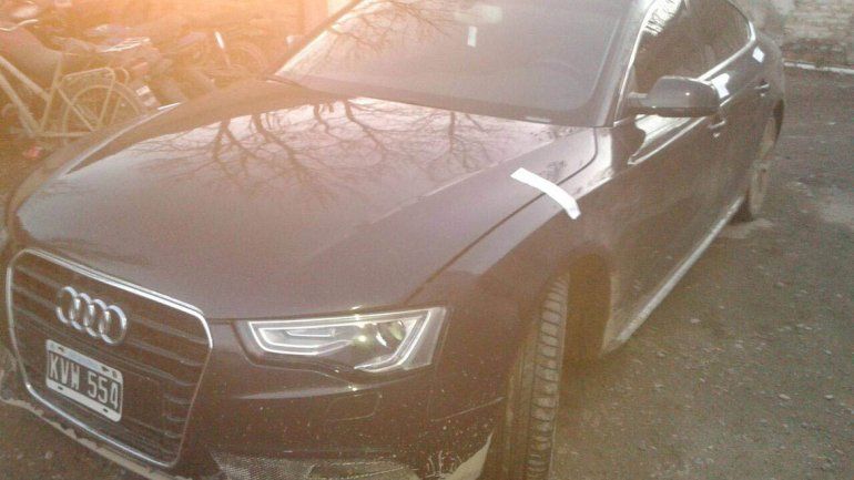 El Audi tenía un pedido de secuestro de la ciudad de Rafaela.