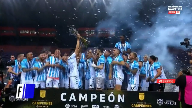 Insólito: a Boca le echaron cinco jugadores y Racing es el campeón Trofeo de Campeones