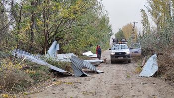 el temporal de viento dejo varios sectores sin electricidad