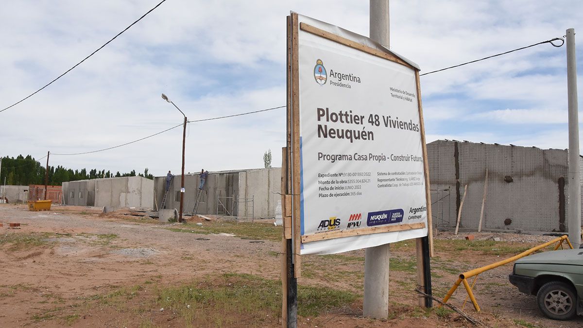 Plottier: el sueño del techo propio que se construye con telgopor