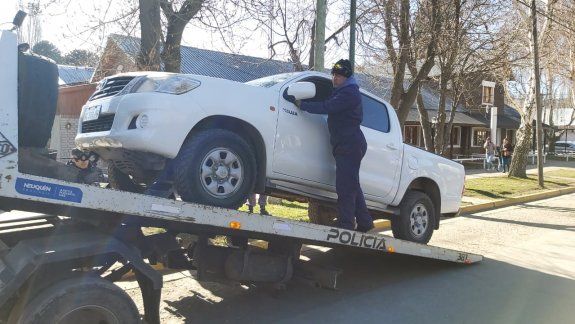 Apareció la camioneta en la que huyó el militante de ATE
