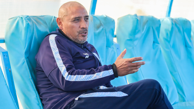 La Amistad tiene en Jorge Lencina al responsable máximo del fútbol del club. Fotos: Anahí Cárdena&nbsp;