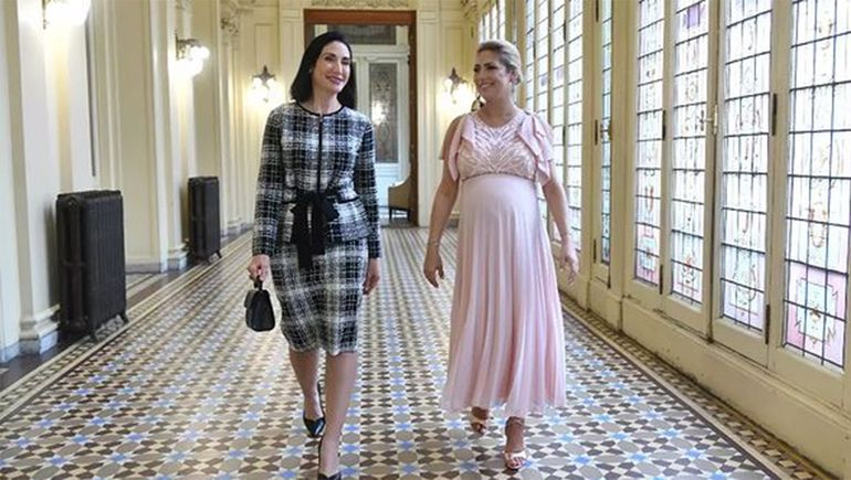El embarazo presidencial, en cuenta regresiva: las fotos de Fabiola Yañez embarazada