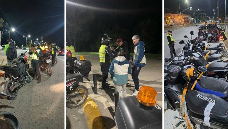 Duro golpe a los motociclistas que se adueñan de las calles