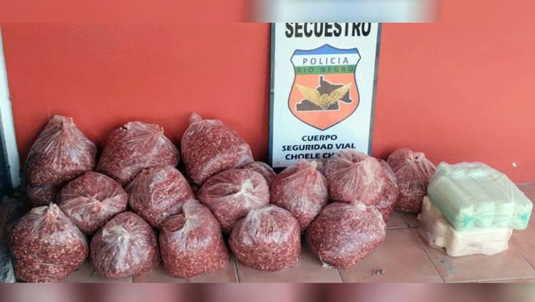 Decomisaron carne picada y grasa vacuna que era transportada de forma irregular