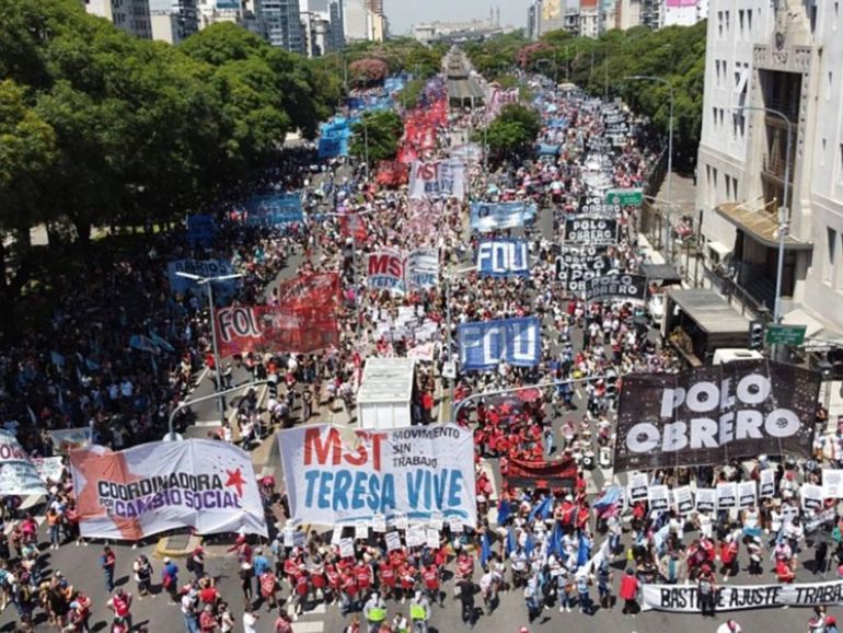 La marcha del miércoles será el primer testeo del protocolo antipiquetes de Bullrich.
