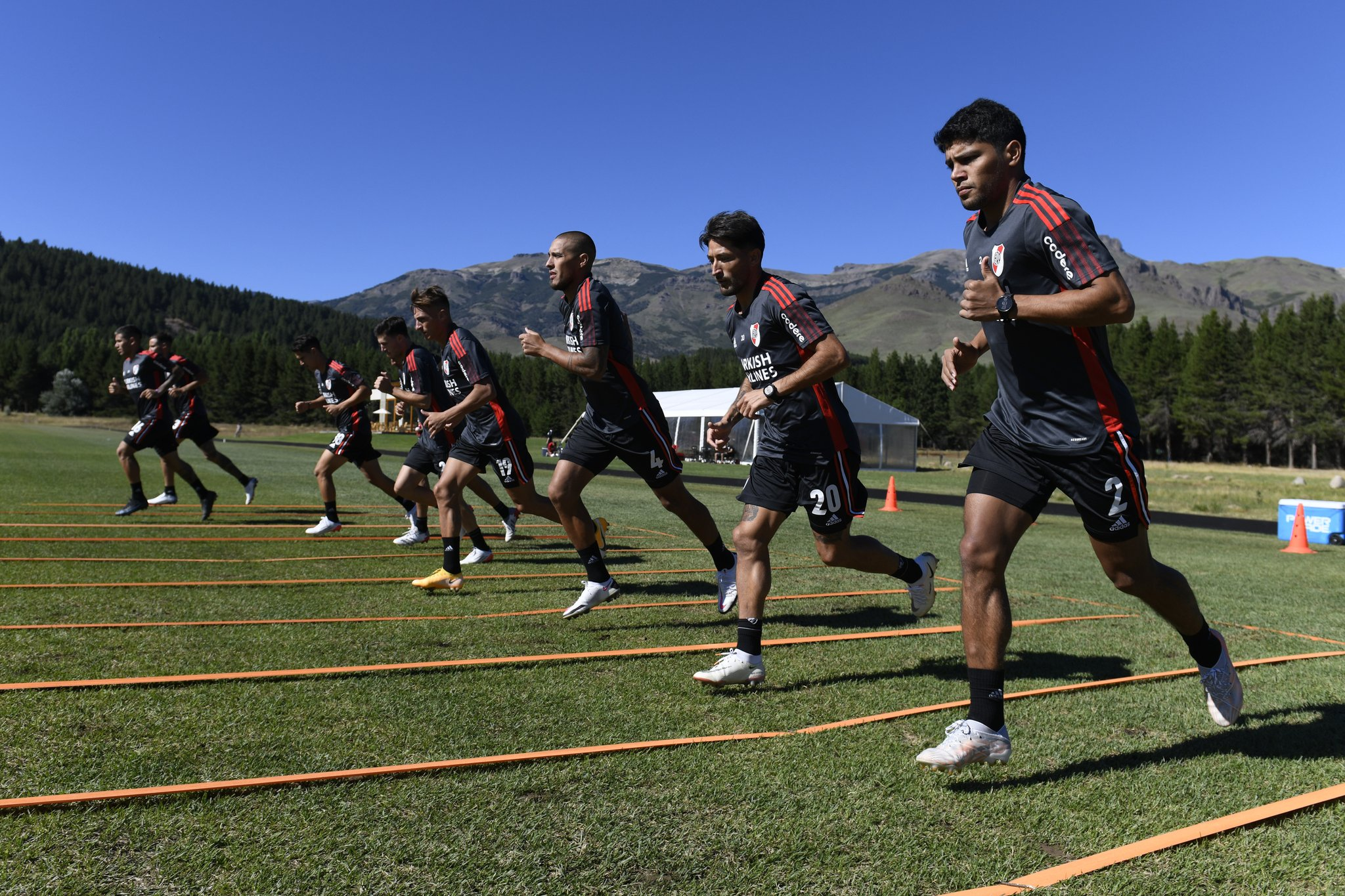 River comenzó a entrenar en San Martín con un jugador aislado 