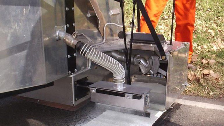 El pintado automático de las sendas peatonales mejorará la seguridad.