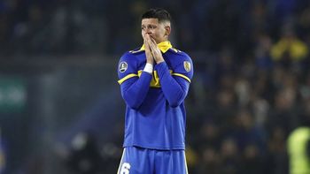 la mala racha de marcos rojo en boca: de que se lesiono ahora