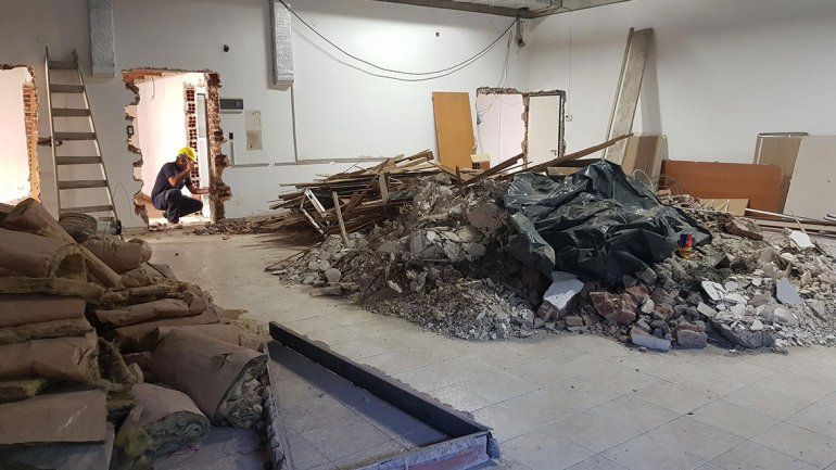 Construyen la sala para los jurados populares